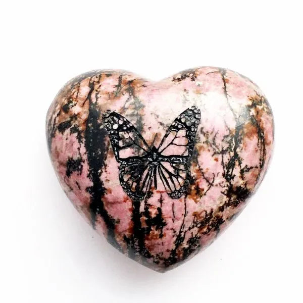 Rocknob Butterfly Heart Slick Rock Gear Shift Knob