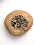 Rocknob Moab Indian Chief Skull Gear Shift Knob