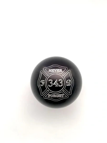 Rocknob Billet Aluminum Fire Fighter "Never Forget 911"  Shift Knob